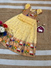 AJD 8150 Fancy Meena & Zari Weaving Work Kids Wear Lehenga With Blouse Wholesale In India